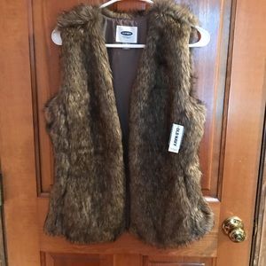 NWT fur vest